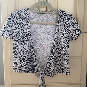 Brandy Melville wrap top